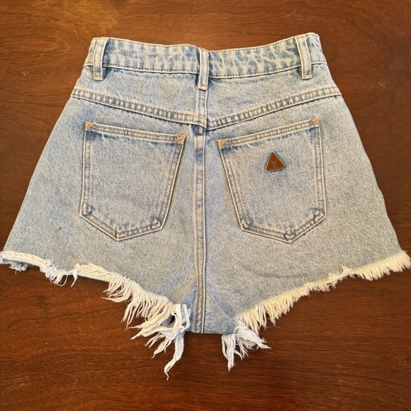 ABRAND HIGH RELAXED SHORT ESMERALDA LIGHT BLUE Size 24 - Picture 5 of 9